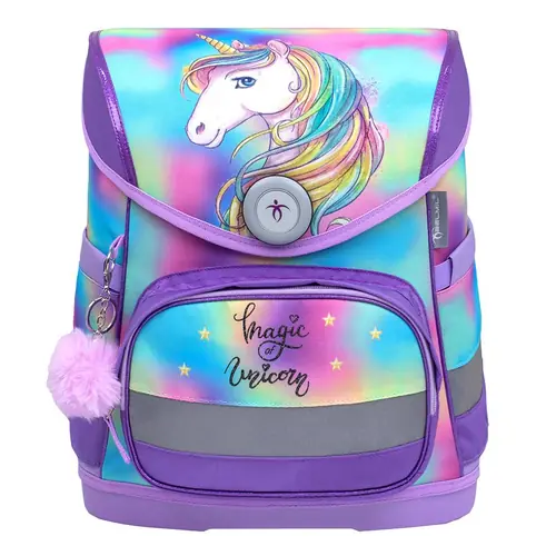 Torba školska Belmil compact unicorn rainbow color 405-41/AG-6-1