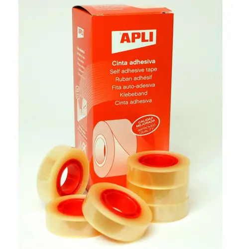 Traka ljepljiva/selotejp Apli 15/33 m prozirni 11329-0