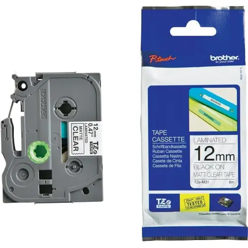 Vrpca Brother p-touch TZEM951 24mm silver/black-0