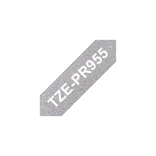 Vrpca Brother p-touch TZEPR955 24mm white/premium silver-1