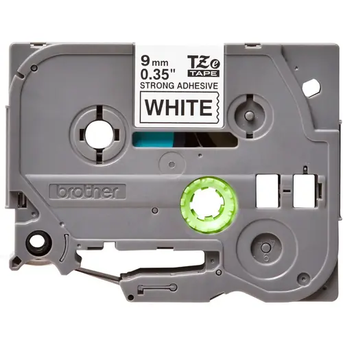 Vrpca Brother p-touch TZES221 9mm black/white-1