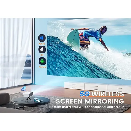 Projektor Vankyo Sunspark 500W + platno 100" - 600P, 110 ANSI, Android OS-5