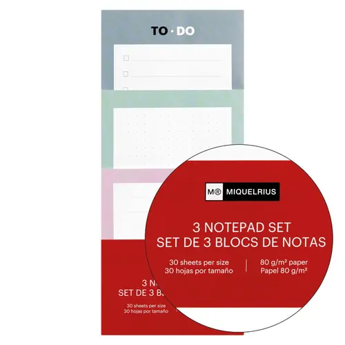 Set blok Miquelrius 90g 90L ToDo kolekcija 3/1 MR28159-1