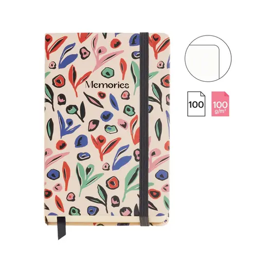 Diary Miquelrius Leaves in the wind 90x140mm 100g clean garden MR8255-2