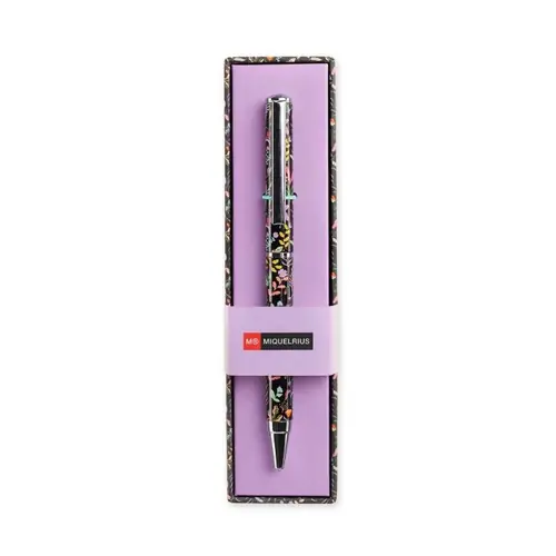 Ballpoint pen Miquelrius Back2Basic metallic flowers MR11978-0