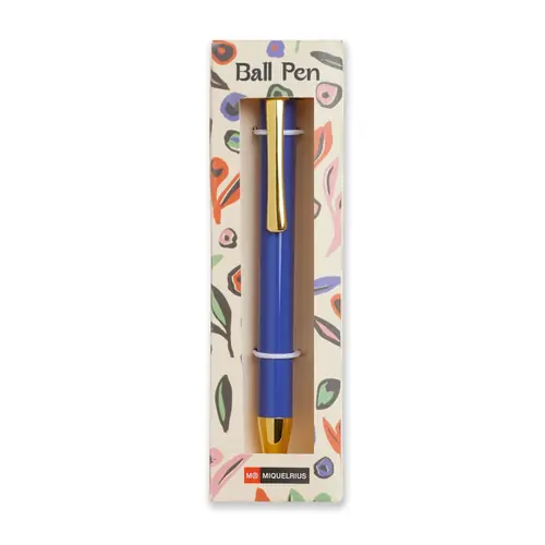 Pen Miquelrius in ethui Leaves in the wind blue MR11932-1