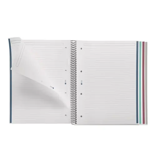 Kolegij blok Miquelrius A4 70g 100L spiralni crte Keep it simple MR4058-2