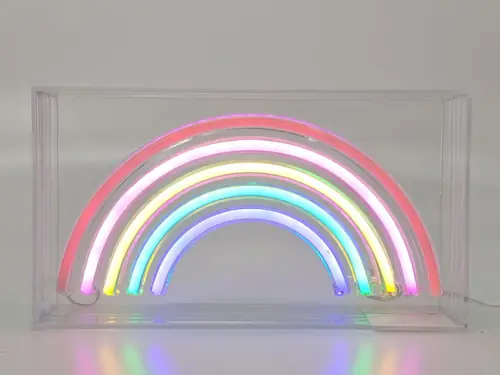 Lamp inscription iTotal LED Rainbow neon XL2764-0