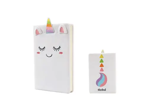 Notes iTotal Plush A5 Unicorn XL2052C-0