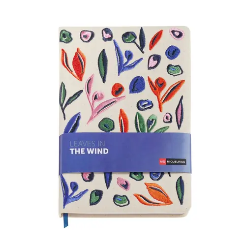 Notes Miquelrius Leaves in the wind A5 80g dots embroidered MR8253-0