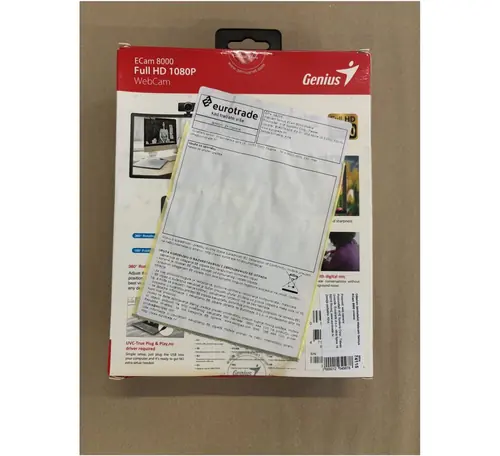 Outlet artikl- B grade  Webcam Genius ECam 8000 crvena-1