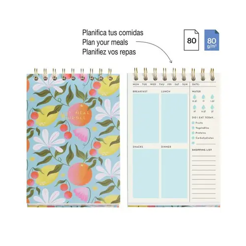 Planer obroka dnevni Miquelrius Happy fruits 127x184 mm MR7499-1