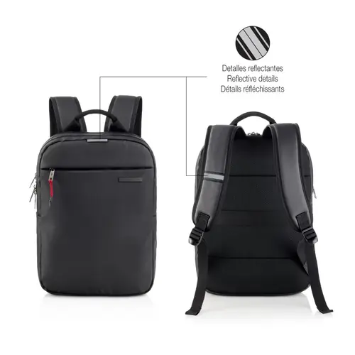 Ruksak za prijenosno računalo Miquelrius crna 16" S 32x43x5,5cm MR16982-1
