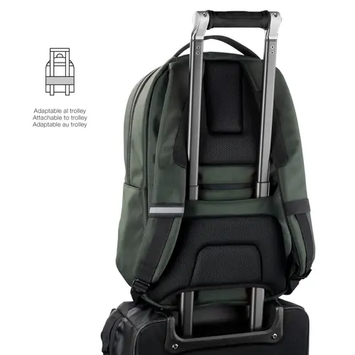 Backpack for laptop Miquelrius green M 38x46x13cm MR16981-3