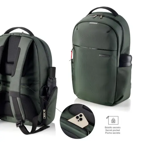 Backpack for laptop Miquelrius green M 38x46x13cm MR16981-4