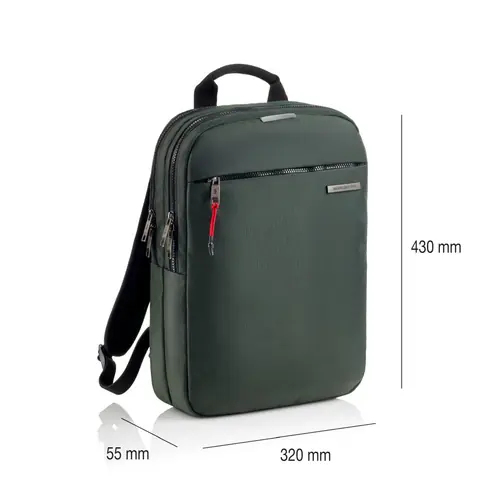 Backpack for laptop Miquelrius green S 32x43x5,5cm MR16983-0