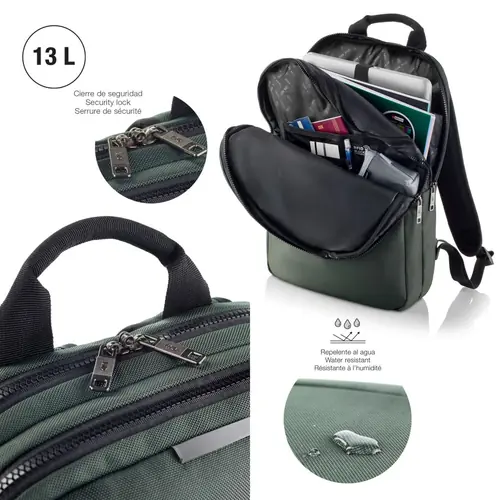 Backpack for laptop Miquelrius green S 32x43x5,5cm MR16983-2