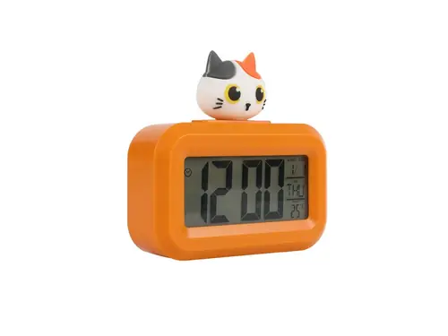 Sat budilica iTotal Cats digitalni narančasti XL2836-0