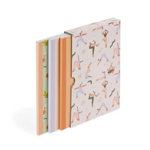 Set of notebooks Miquelrius Inhale exhale A5 80g clear lines MR8259-1