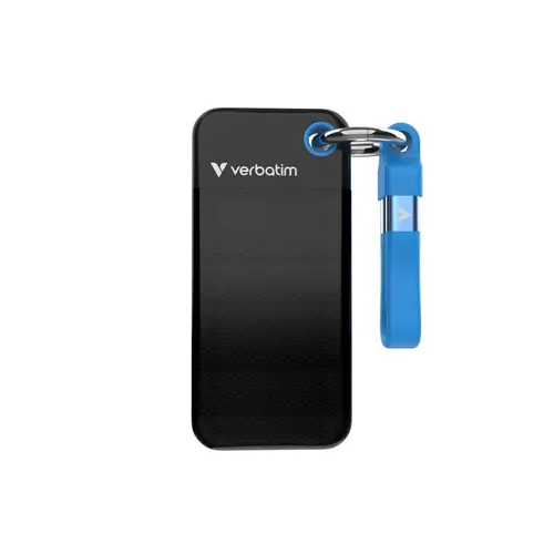SSD Pocket Verbatim #32191 1TB 3.2 Gen2, USB-C, crno/plavi-0