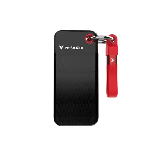 SSD Pocket Verbatim #32192 1TB 3.2 Gen2, USB-C, crno/crveni-0