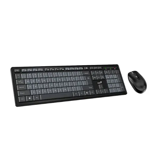 Tipkovnica i miš GENIUS Smart KM-8200 - bežični - crno siva-2