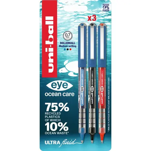 Uni pak roler Uni ub-157ROP (0.7) eye crni, plavi, crveni Ocean Care reciklirani Eco 3/1 AK_UNI-0