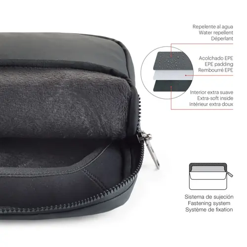 Laptop bag Miquelrius black 15" and 16" 39x29x3cm MR16985-3