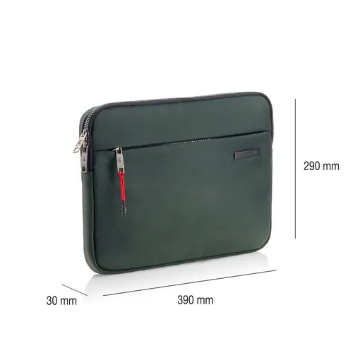 Laptop bag Miquelrius green 15" and 16" 39x29x3cm MR16987-1