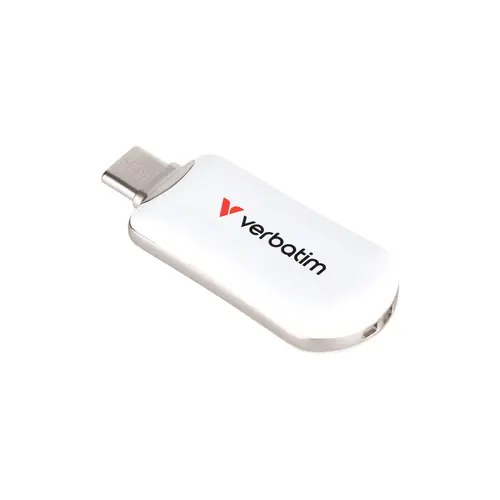 USB stick Verbatim 3.2 Gen1 #30231 512GB Plectra USB-C, bijeli-1