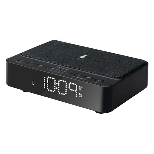 Radio budilica Aiwa CR-30BK s bežičnim i usb punjačem-0