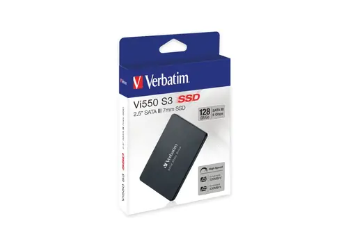 SSD Verbatim 128Gb vi550 sata III 2.5”, r560/w535Mbs, 49350-0