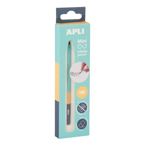 Pencil Apli mini tricolor infinite Aquamarine 19961-0