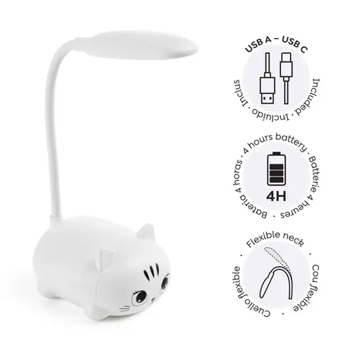 Lampa LED Miquelrius Back2Fun mačka bijela MR13337-4