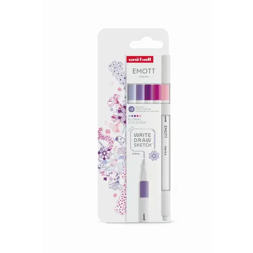 Marker Uni emott (0.4) pak 5 kom Floral colours 302422261-0