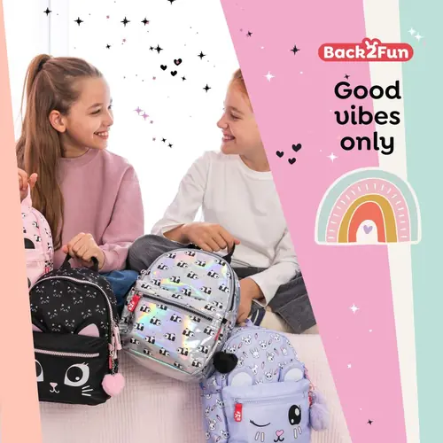Ruksak mini Miquelrius Back2Fun panda holografic 5L MR19555-1