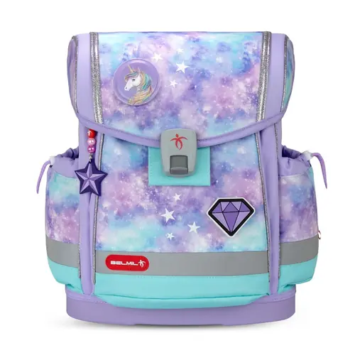 Torba školska Belmil classy plus diamond unicorn 405-78/AG/17-0