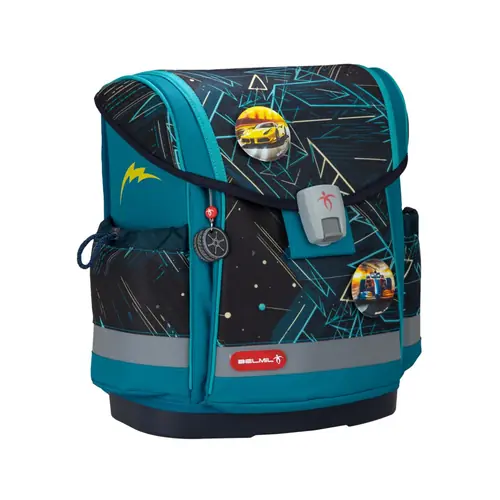 Torba školska Belmil classy plus racing car blue 405-78/AG/13-3