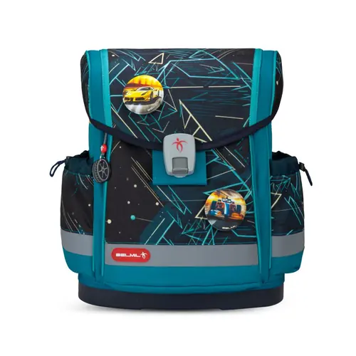 Torba školska Belmil classy plus racing car blue 405-78/AG/13-4