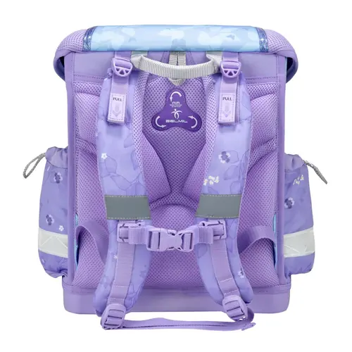 School bag Belmil Classy purple blue butterfly 403-13/AG/61-2