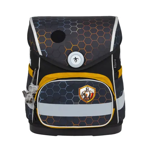 School bag Belmil Compact with patches Dragon-1