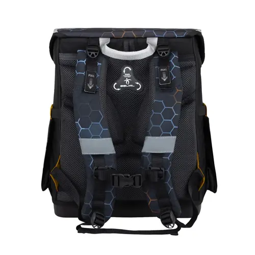 School bag Belmil Compact with patches Dragon-4