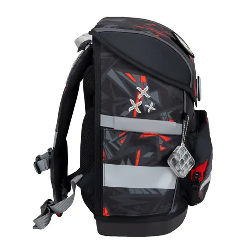 Torba školska Belmil compact with patches ninja 405-41/AG/B/4-1
