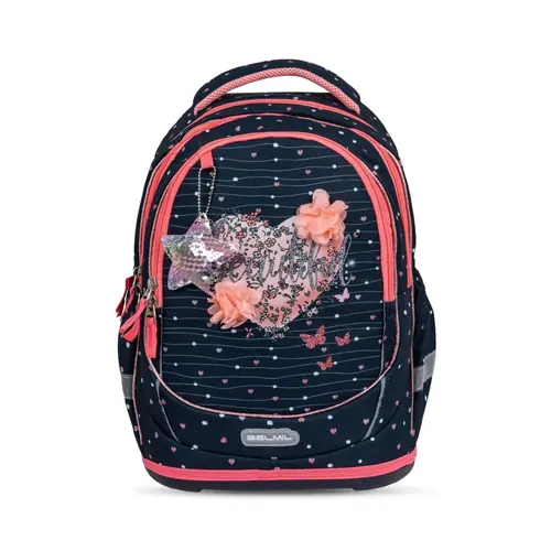 Torba školska Belmil leisure plus beautiful flowers 338-87/1-3