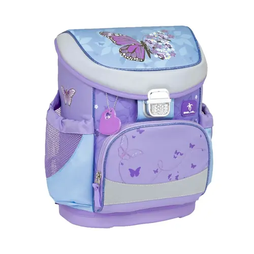 Torba školska Belmil mini-fit purple blue butterfly 405-33/AG/8-1