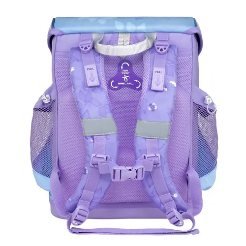 Torba školska Belmil mini-fit purple blue butterfly 405-33/AG/8-3
