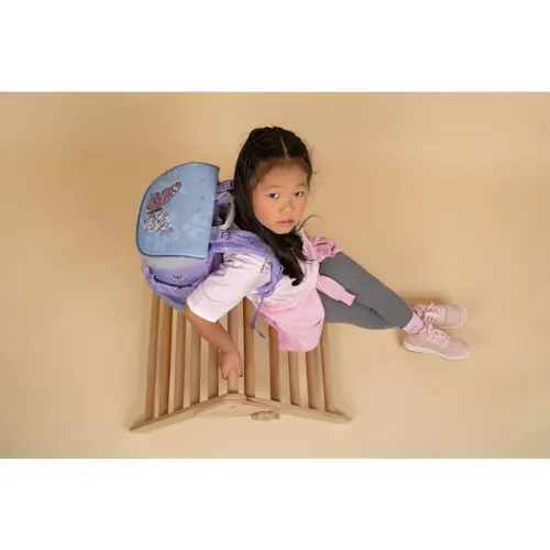 Torba školska Belmil mini-fit purple blue butterfly 405-33/AG/8-4