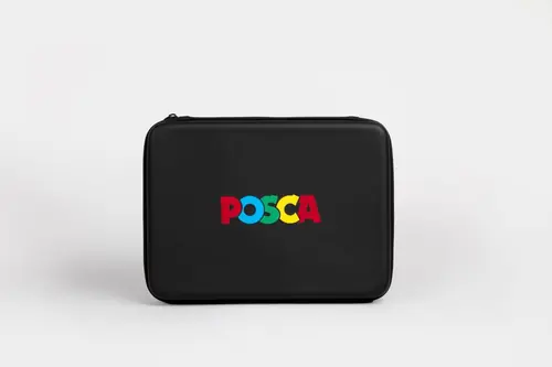 Marker Uni gift set Posca Art case u gumiranoj pernici (mix pc-1m/ pc-3m/pc-5m/pc-8k) 40/1 302422304-5