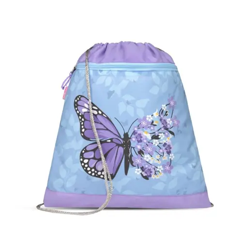 Vrećica za papuče Belmil purple blue butterfly 336-91/350-0