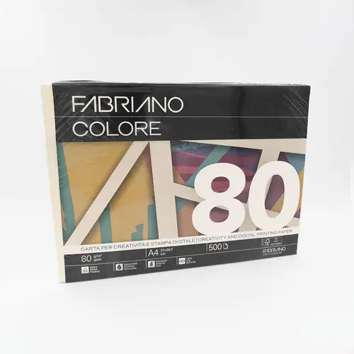 Papir Fabriano Colore A4/80g cedro 500L 74921297 soft-0